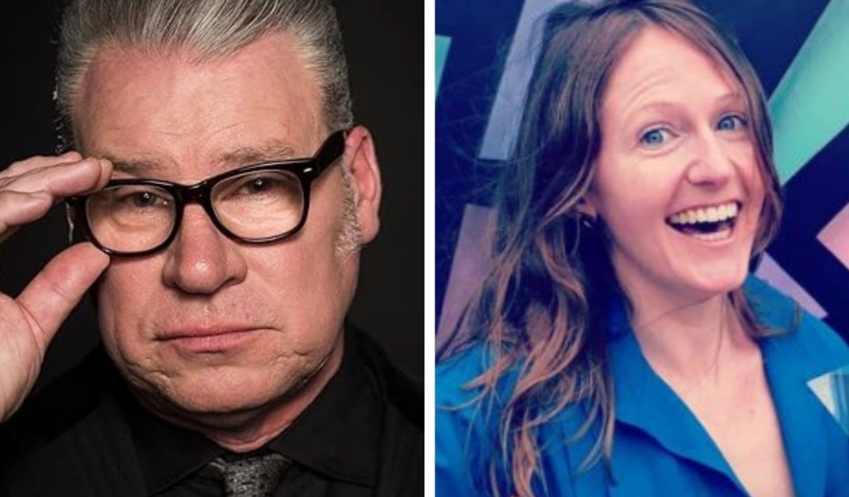 A photo of Mark Kermode and Jenny Nelson