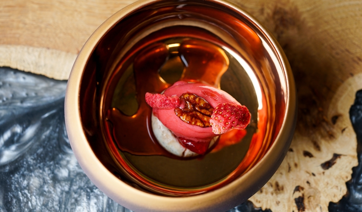 A dish at Menu Gordon Jones