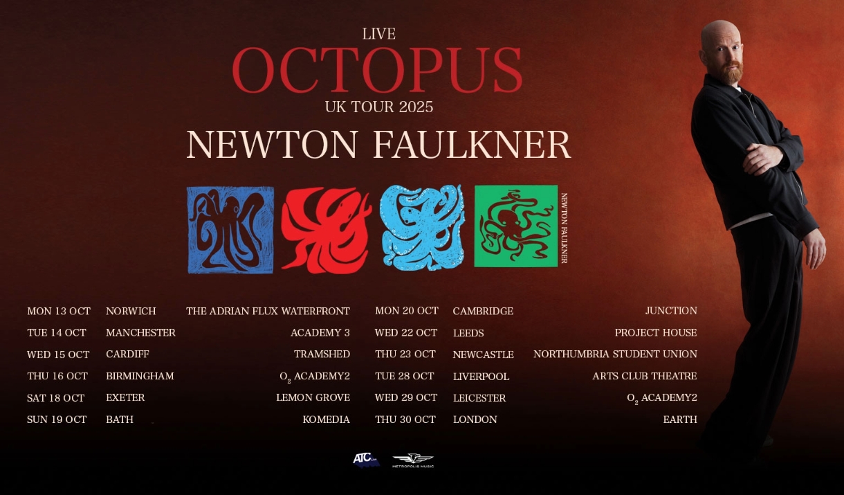Newton Faulkner poster