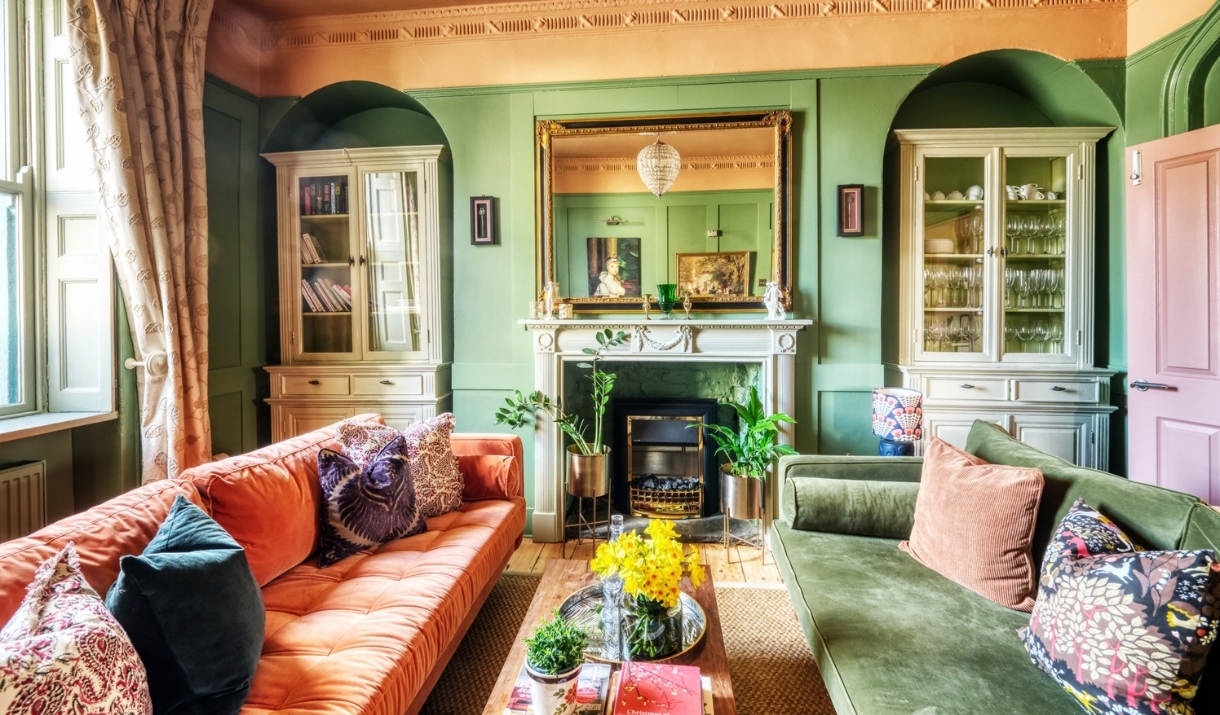 Colourful apartment interior