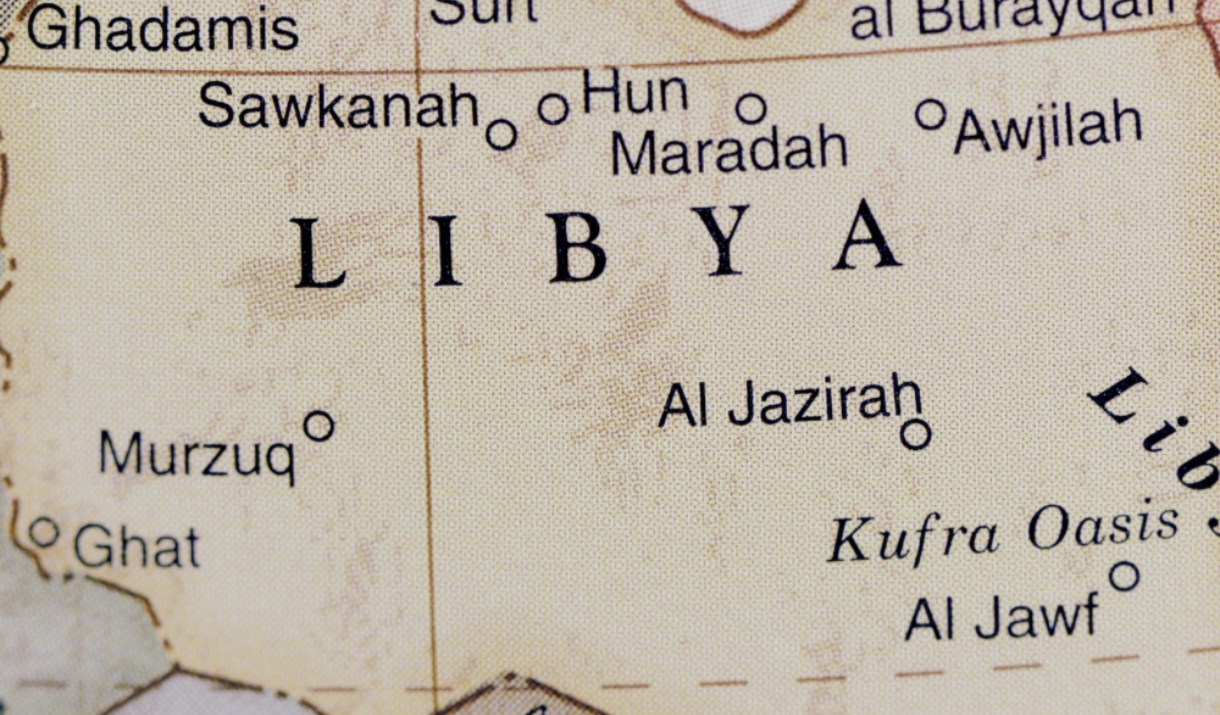 map of Libya