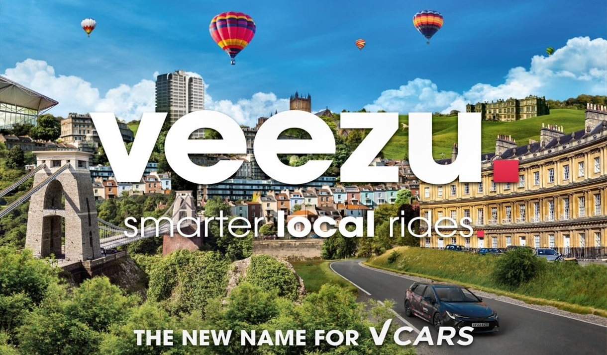 Veezu text over Bristol and Bath
