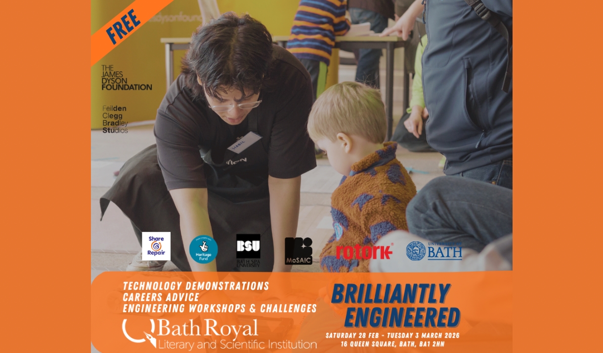 Young man helping child to build a model