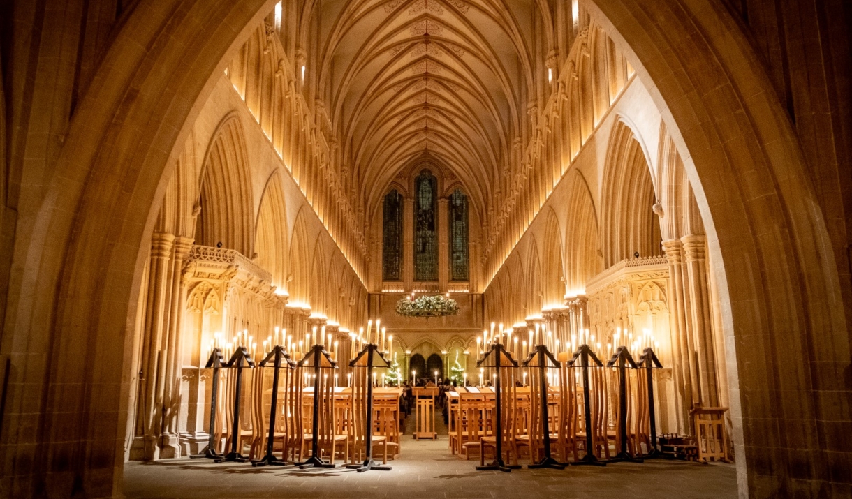 Carols by Candlelight at Wells Cathedral Visit Bath