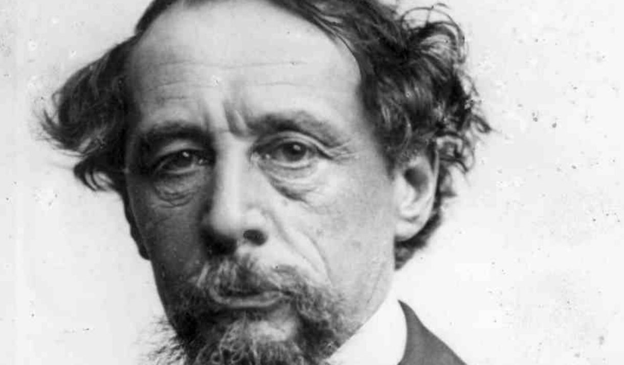 A photograph of Charles Dickens.