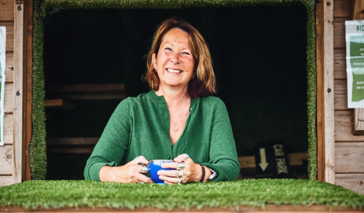 Sarah Mead at the Garden Festival