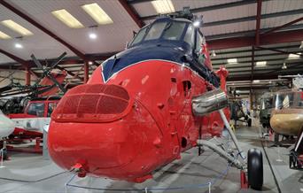 Helicopter on display at Museum