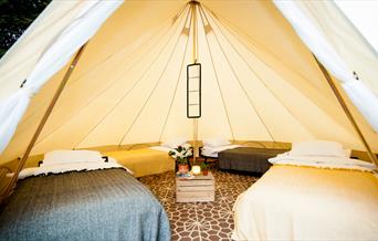 Farrington's Family Glamping inside