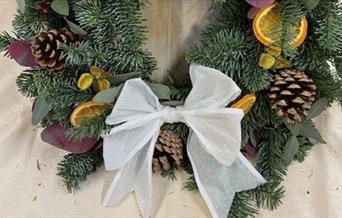 A Christmas wreath