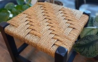 Seagrass footstool