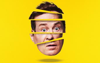 A poster advertising the show 'Ardal O'Hanlon: Not Himself' at Komedia Bath