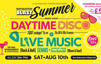 Batheaston Blast Summer Music Event Poster