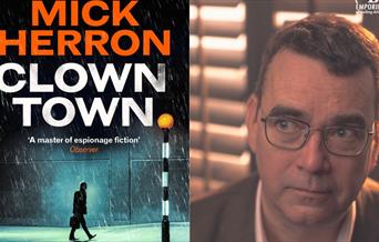 Mick Herron and the cover of his book