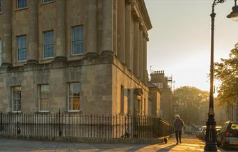 Image of no.1 Royal Crescent at Sunset
