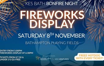 KES Bonfire Night Fireworks Display 2025 - 8th November 2025