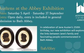 Austens at the Abbey exhibition poster