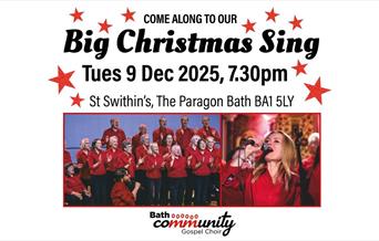 Bath Community Gospel Choir event Sat 9th December 2025