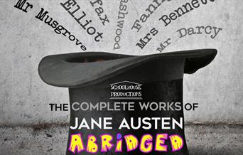 Jane Austen character names jumping out of a top hat