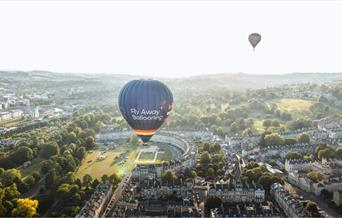Balloons above the Royal Crescent