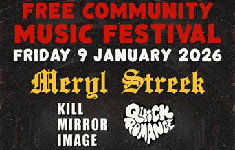 Free Community Music Festival poster