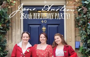 Jane Austen’s 250th Birthday Party at the Jane Austen Centre