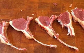 slabs of lamb