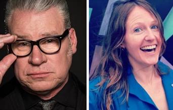 A photo of Mark Kermode and Jenny Nelson