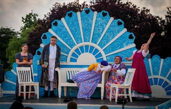Illyria theatre company perform a scene from Jane Austen's Pride and Prejudice