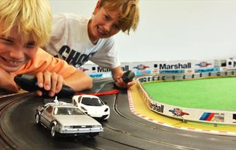 Scalextric fun at Haynes Motor Museum for October Half Term