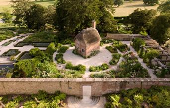 The Newt in Somerset Garden from above