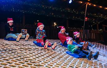 Twilight Tobogganing at Mendip Activity Centre
