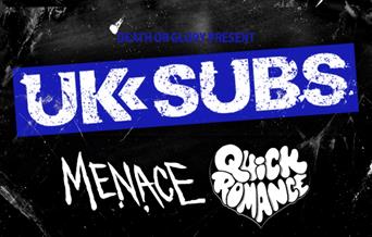 UK Subs with Menace and Quick Romance poster
