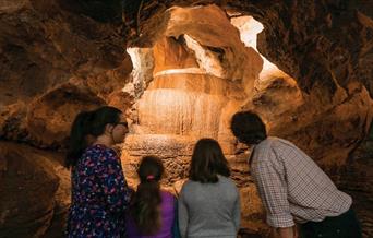 Family at Cheddar Gorge & Caves