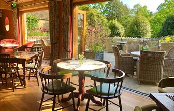 Iford Manor Kitchen and Café Dining Space