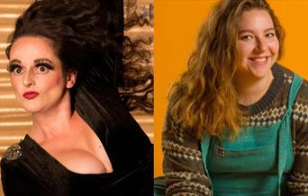 A photo of the comedians Sooz Kempner & Jessie Nixon