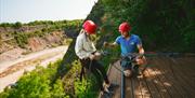 Abseiling at Mendip Activity Centre