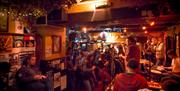 Group in pub