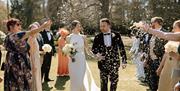 Couple at wedding
