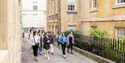 tour group in Bath