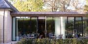 Exterior of the Walled Garden Restaurant at Lucknam Park in Thickwood, near Bath