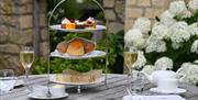 One of the afternoon teas served at the Royal Crescent Hotel & Spa in Bath
