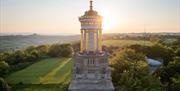 The top of Beckford's Tower in Lansdown, Bath