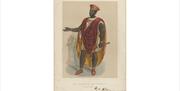 Drawing of Ira Aldridge as Othello
