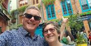 Couple on tour of Bath