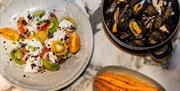 Selection of dishes at The Bird Grill
