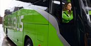 Driver driving a coach