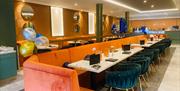 Heavenly Desserts interior with booths
