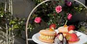 An afternoon tea at Lucknam Park in Colerne, near Bath