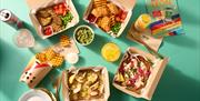 Boxed meal options at Leon