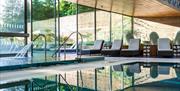 Interior of the pool within the Spa at Lucknam Park in Thickwood, near Bath